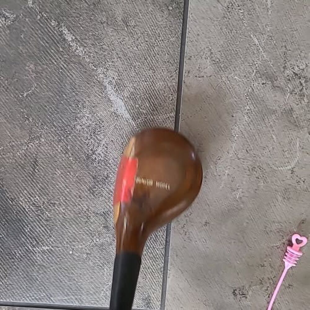 Golf Club Baroness Delta 1 Wood VINTAGE Original Wood Crafted.